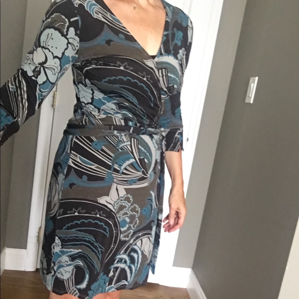 Ann Taylor Petites Wrap Dress - size 6P